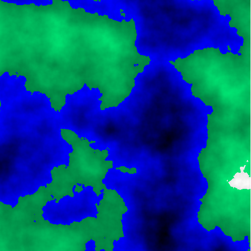 Perlin noise with fractal brownian motion